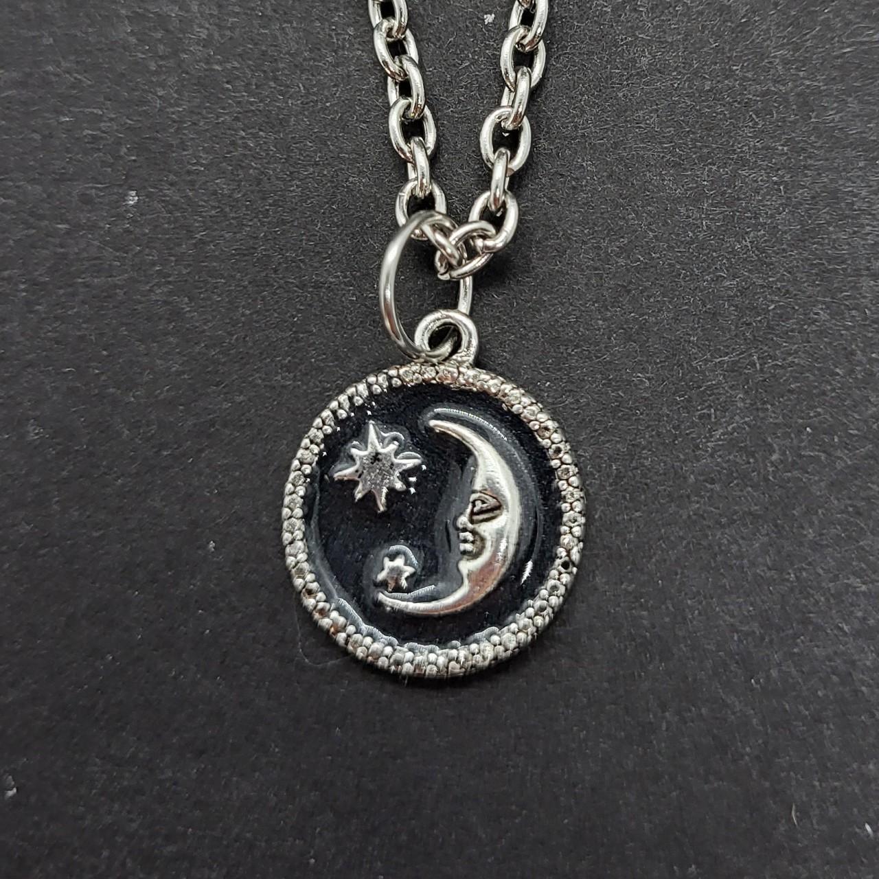 Moon and Star Necklace