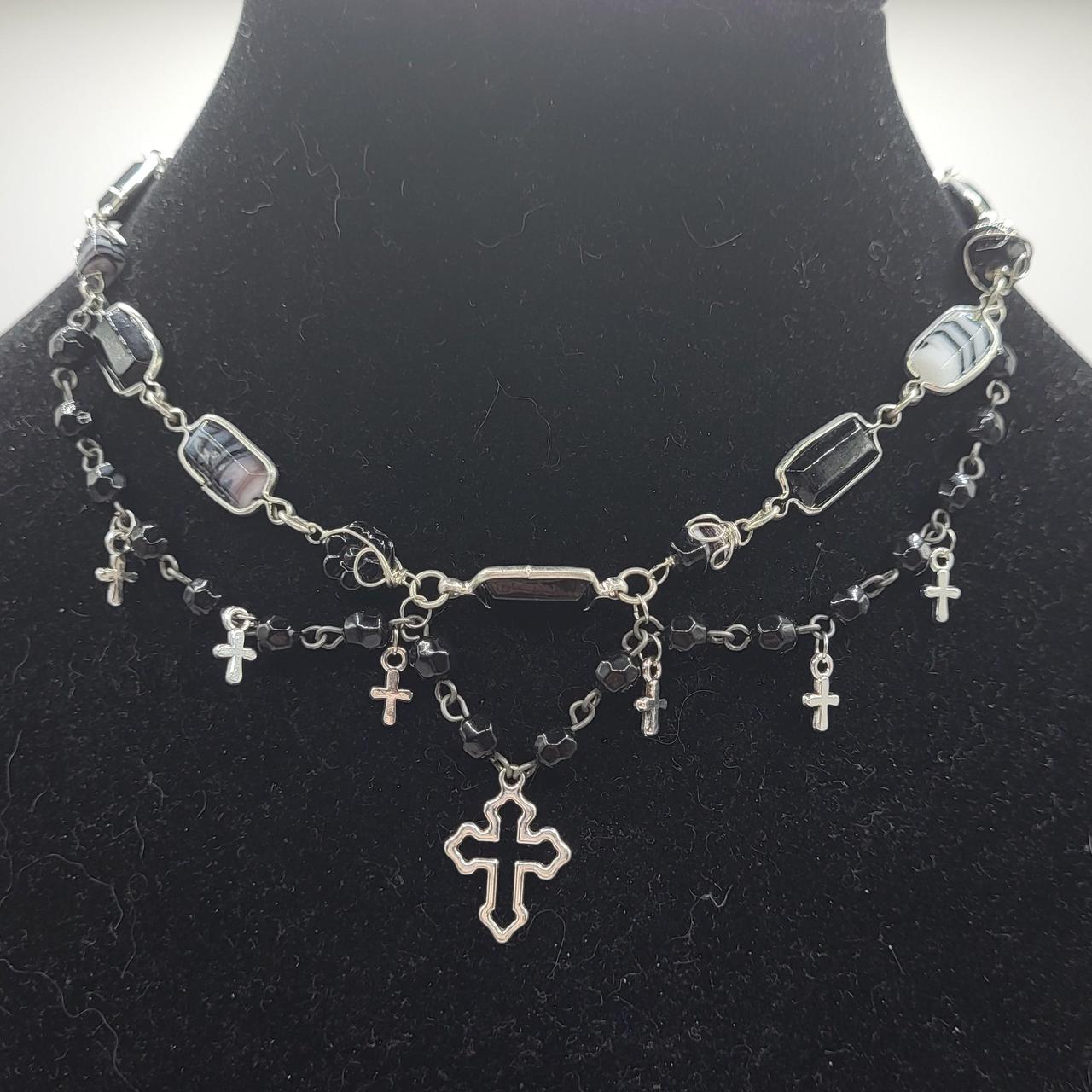 Victorian Inspired Gothic Cross Necklace