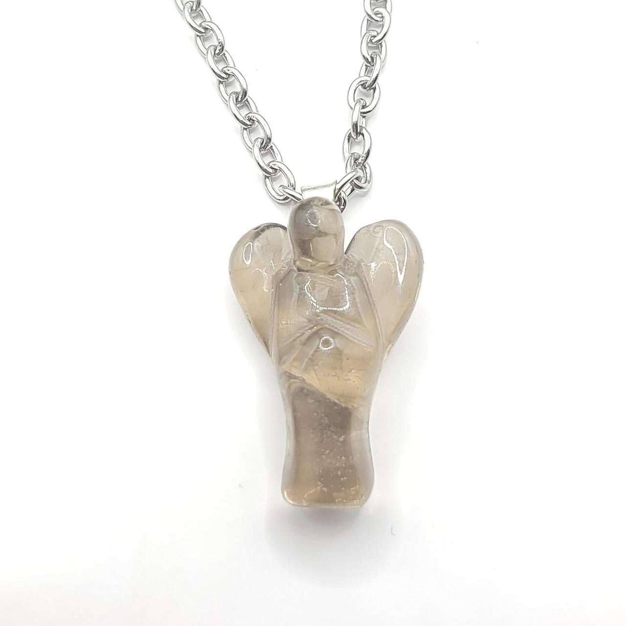 Angel Smoke Quartz Necklace