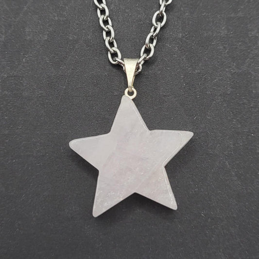 Rose Quartz Star Necklace