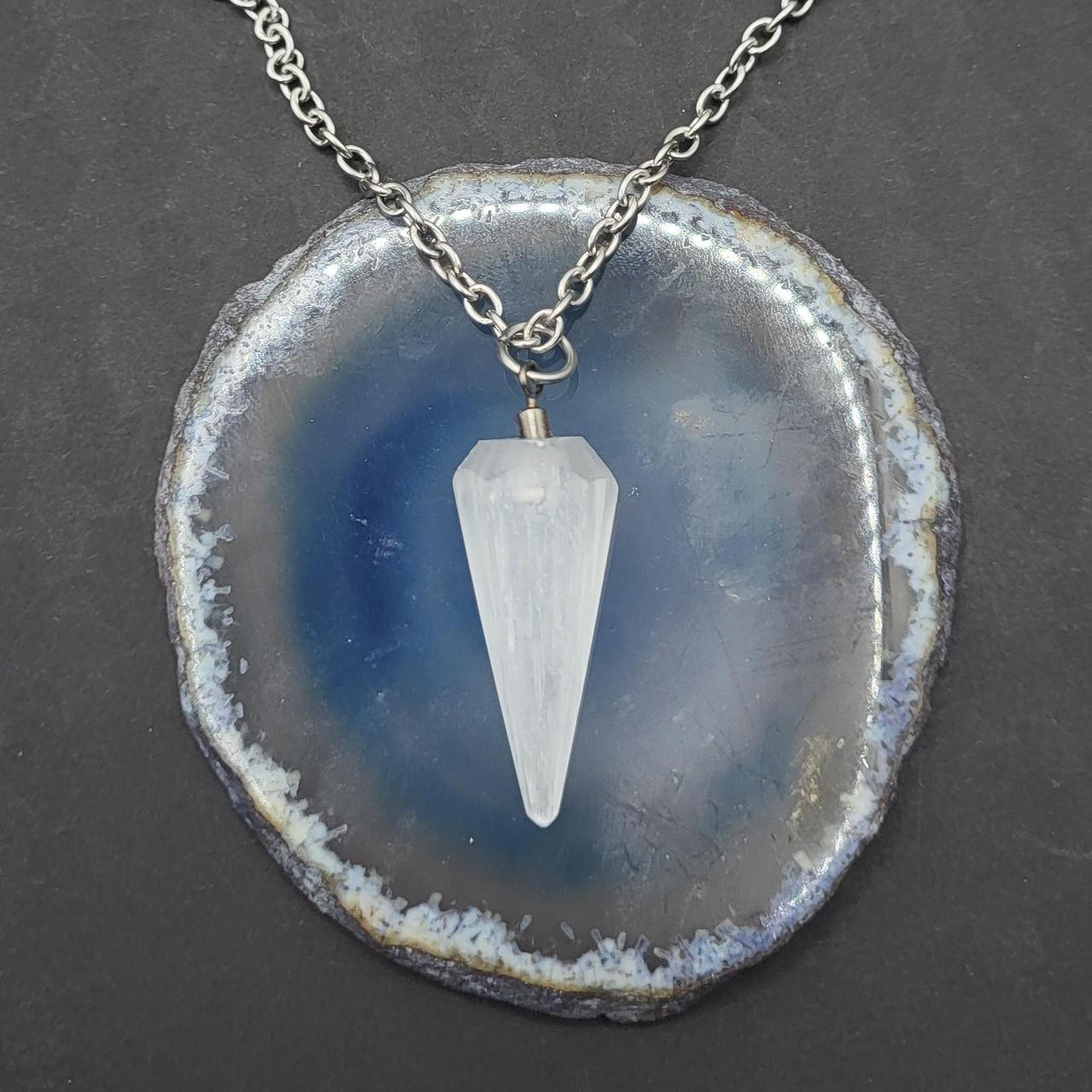 Selenite Necklace