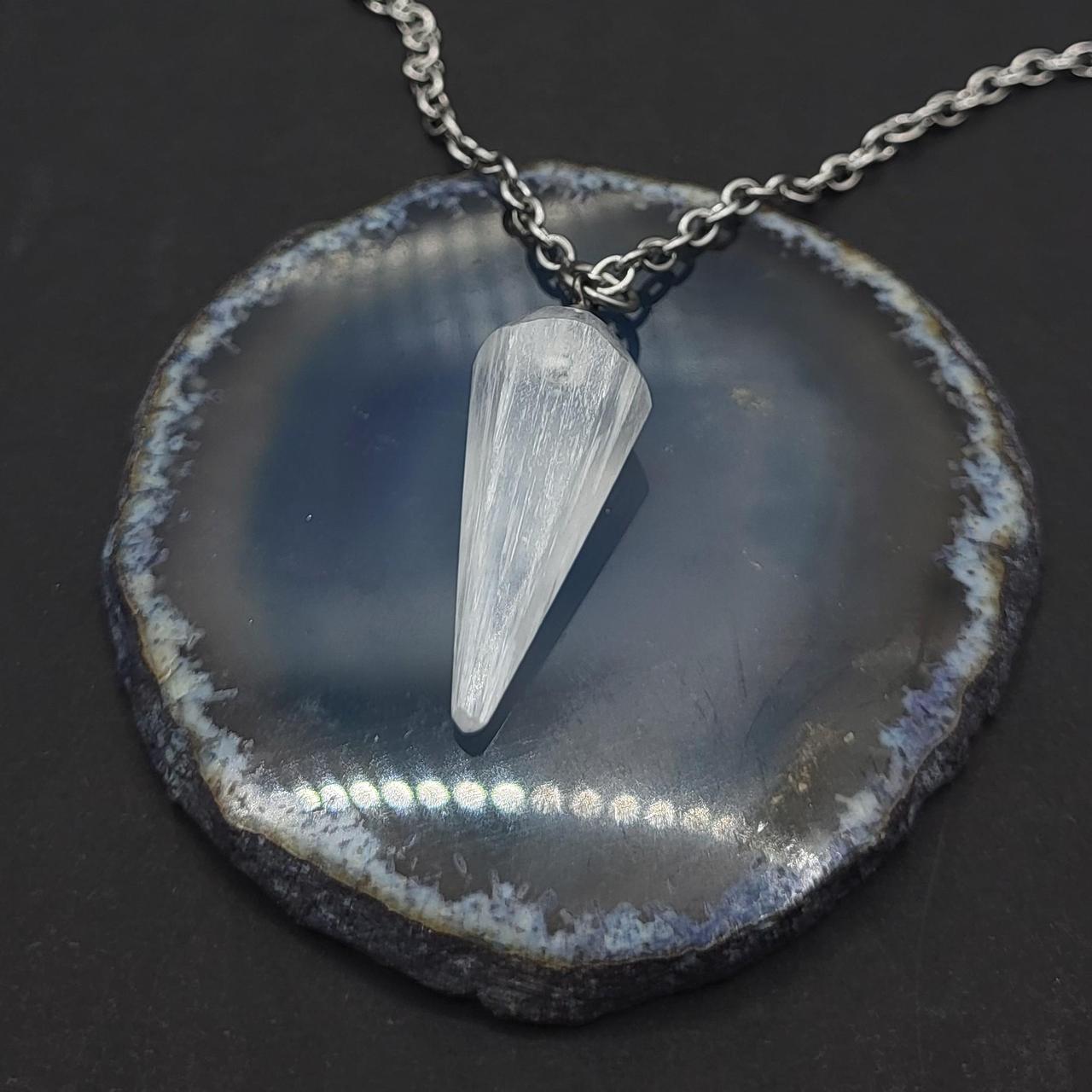 Selenite Necklace