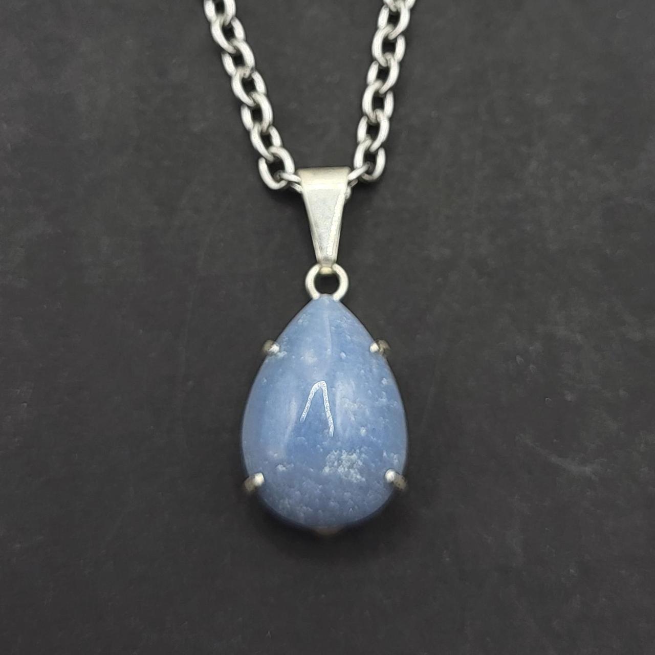 Blue Quartz Necklace