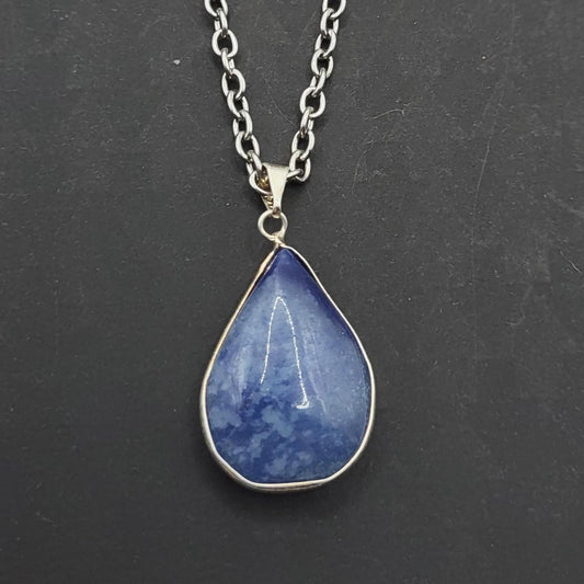 Blue Quartz Necklace