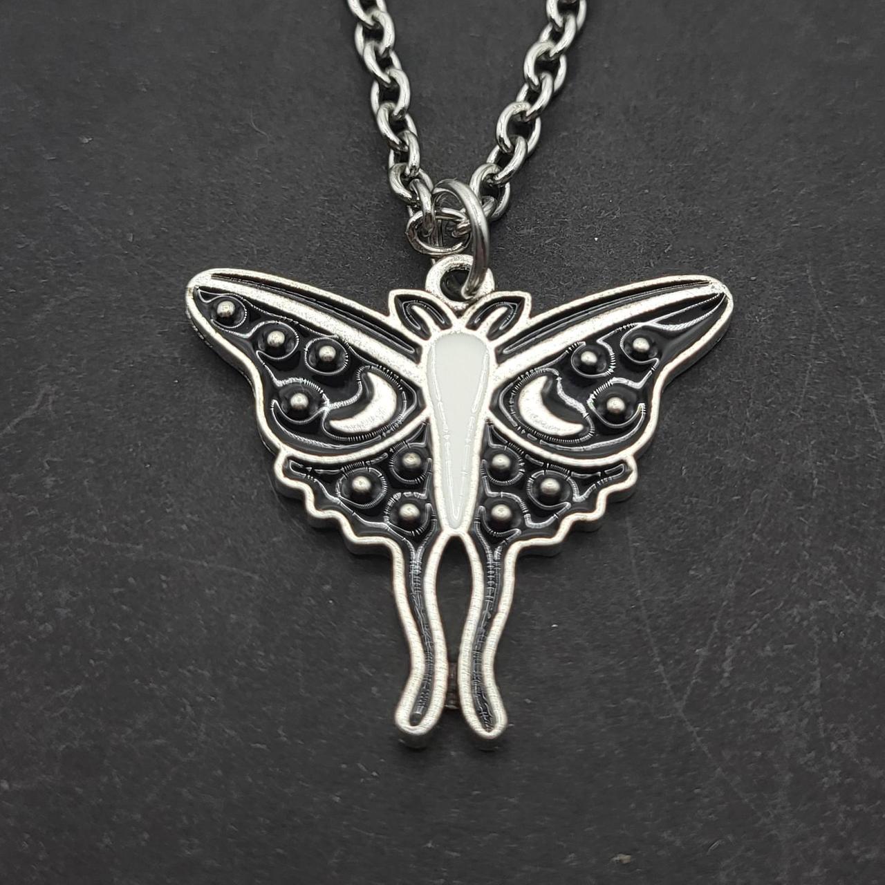 Black Moth Necklace