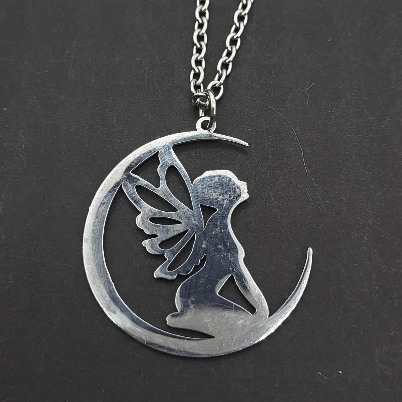 Fairy on the Moon Necklace