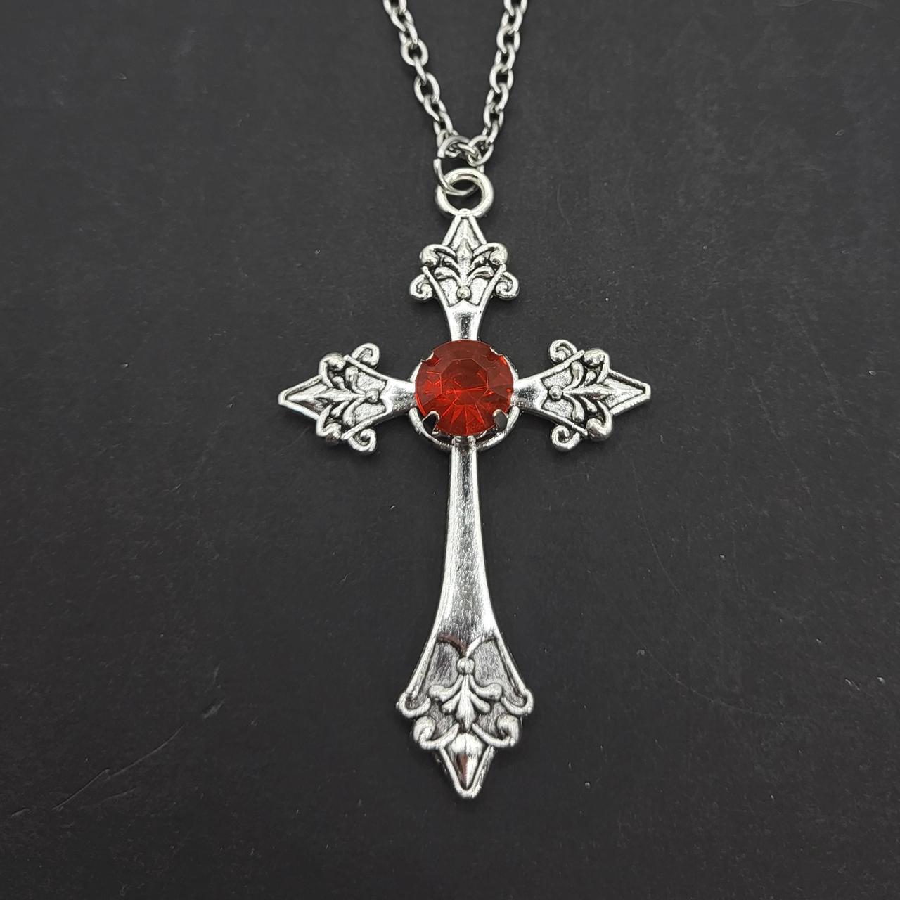 Red Cross Necklace