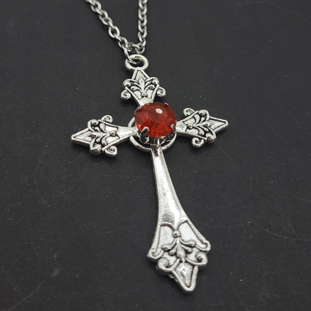 Red Cross Necklace