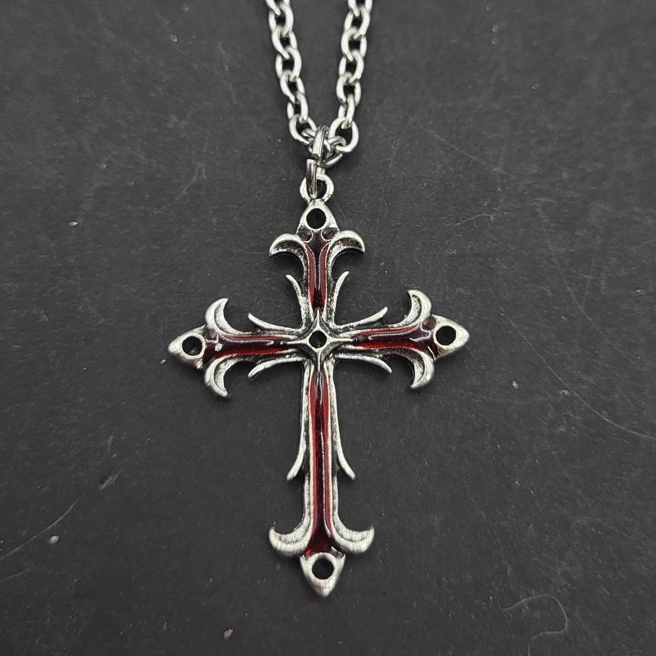 Red Cross Necklace