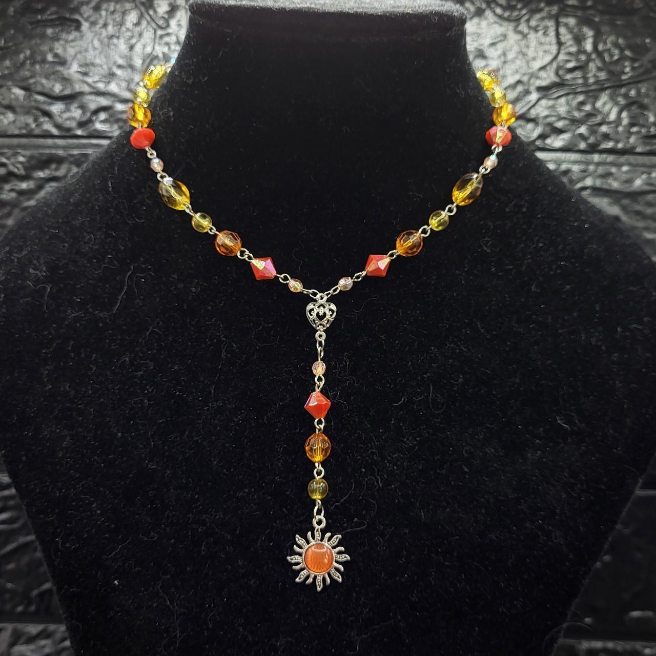 Golden Hour Sun Necklace