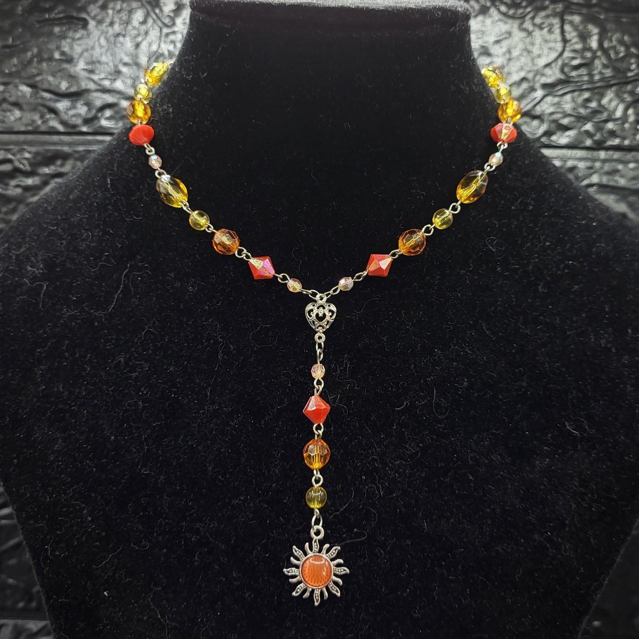 Golden Hour Sun Necklace