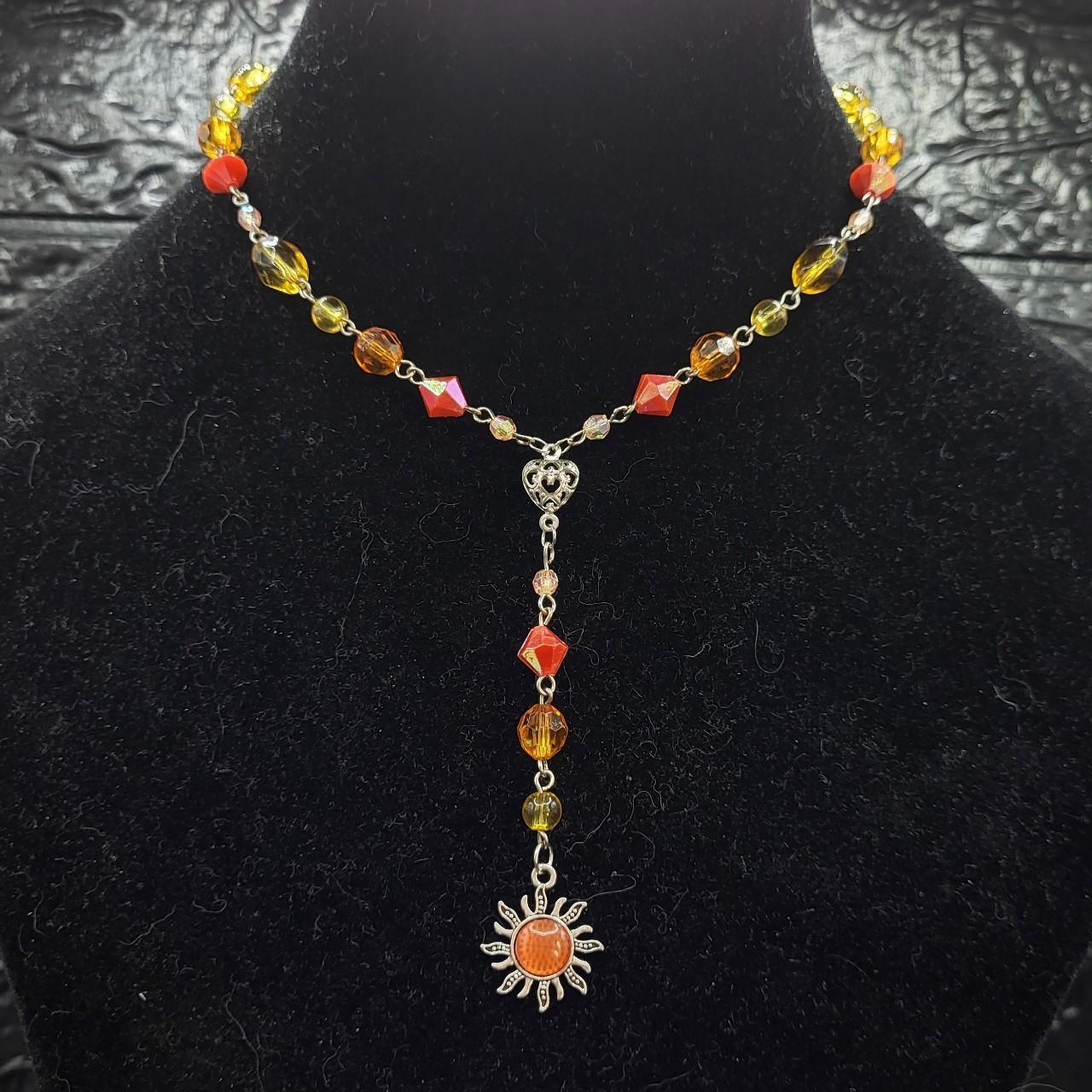 Golden Hour Sun Necklace