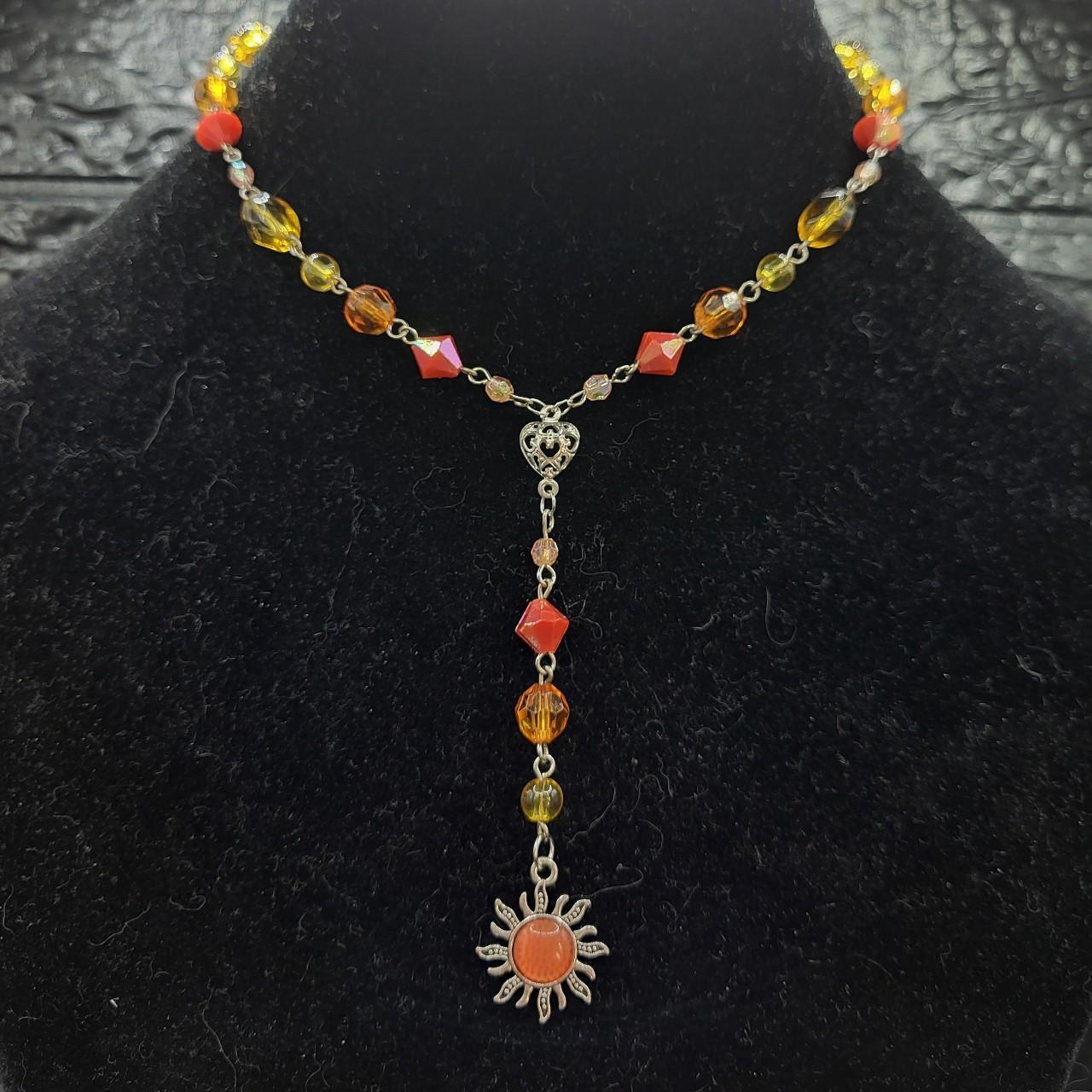 Golden Hour Sun Necklace