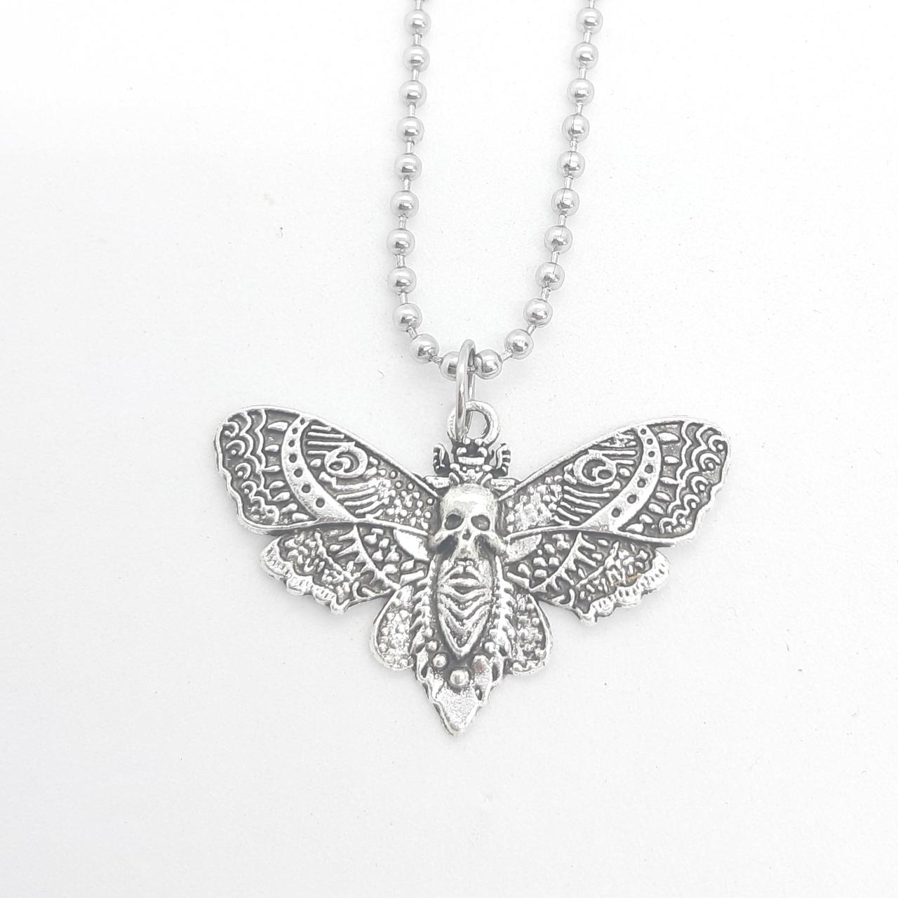 Moth necklace