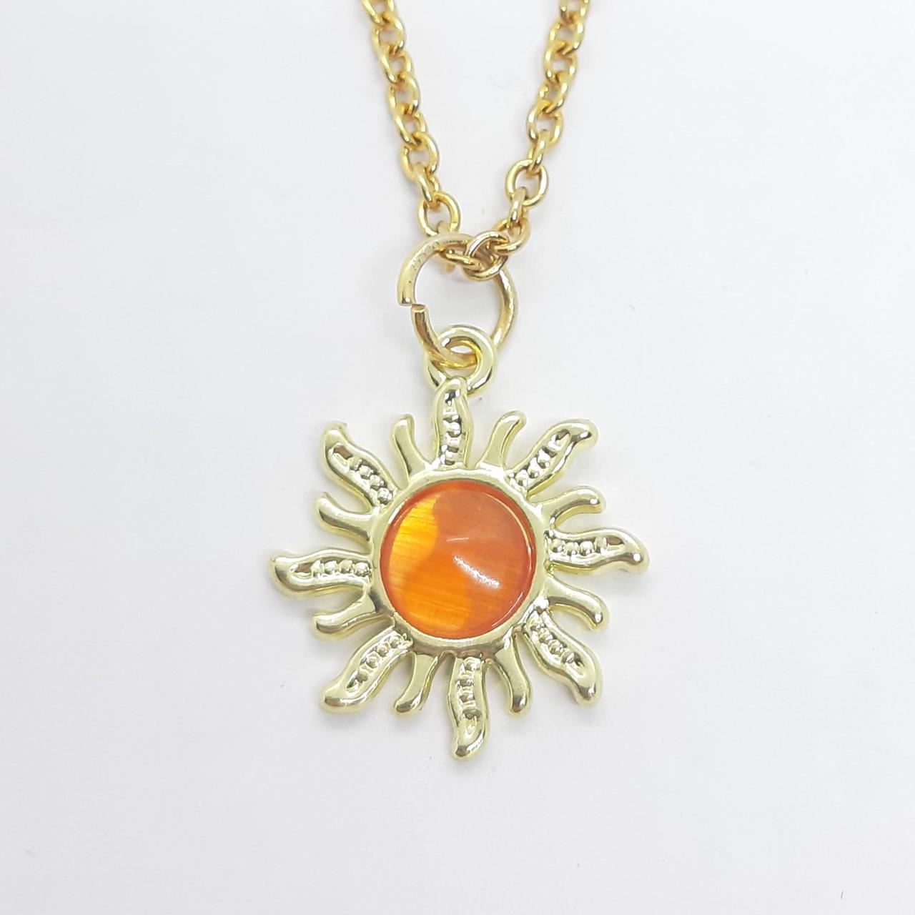 Sun or Moon Necklace