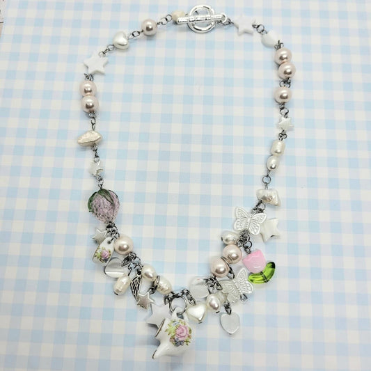 Clutter Teacup Necklace