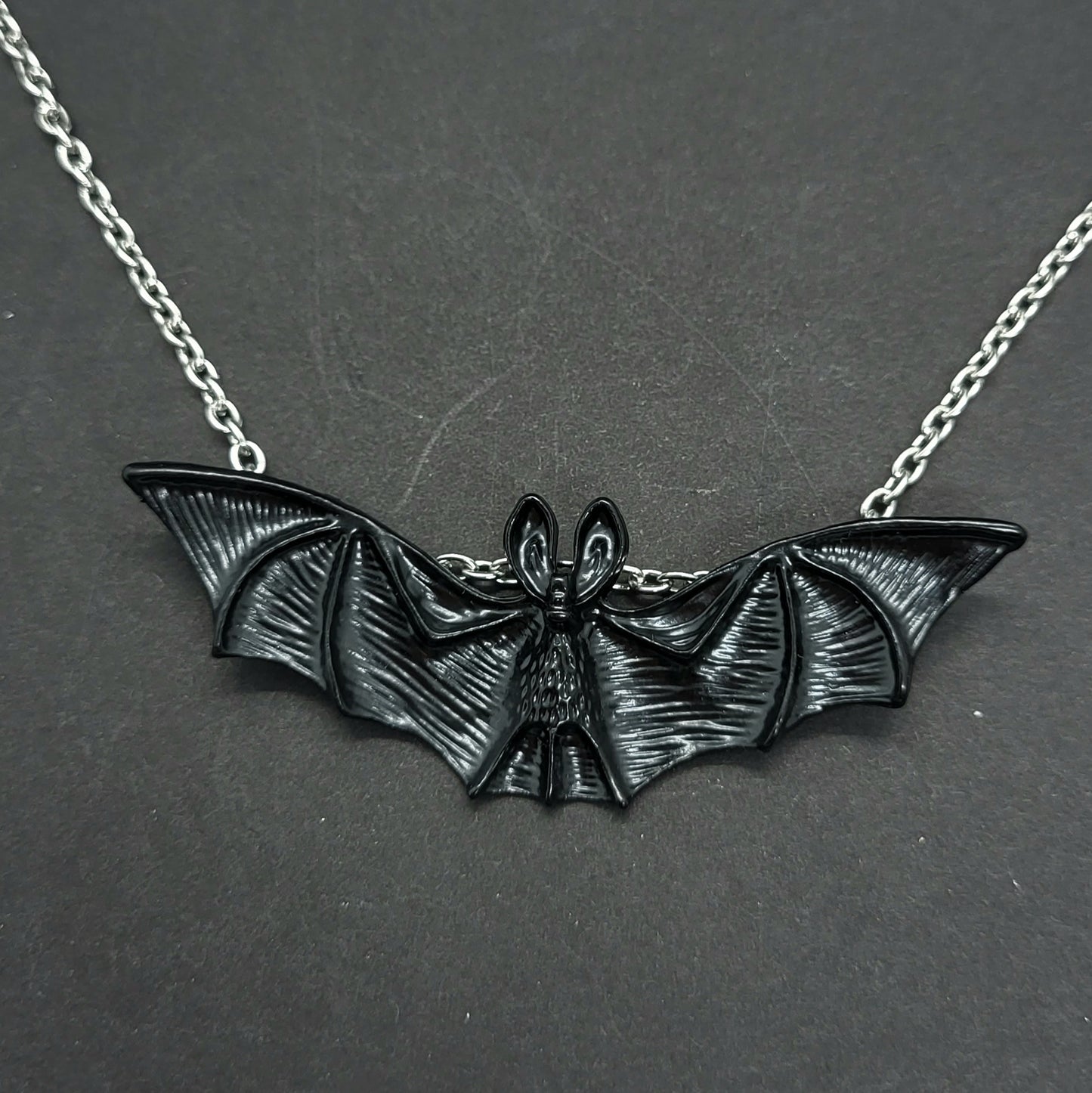 Gothic Beetle or Bat Necklace