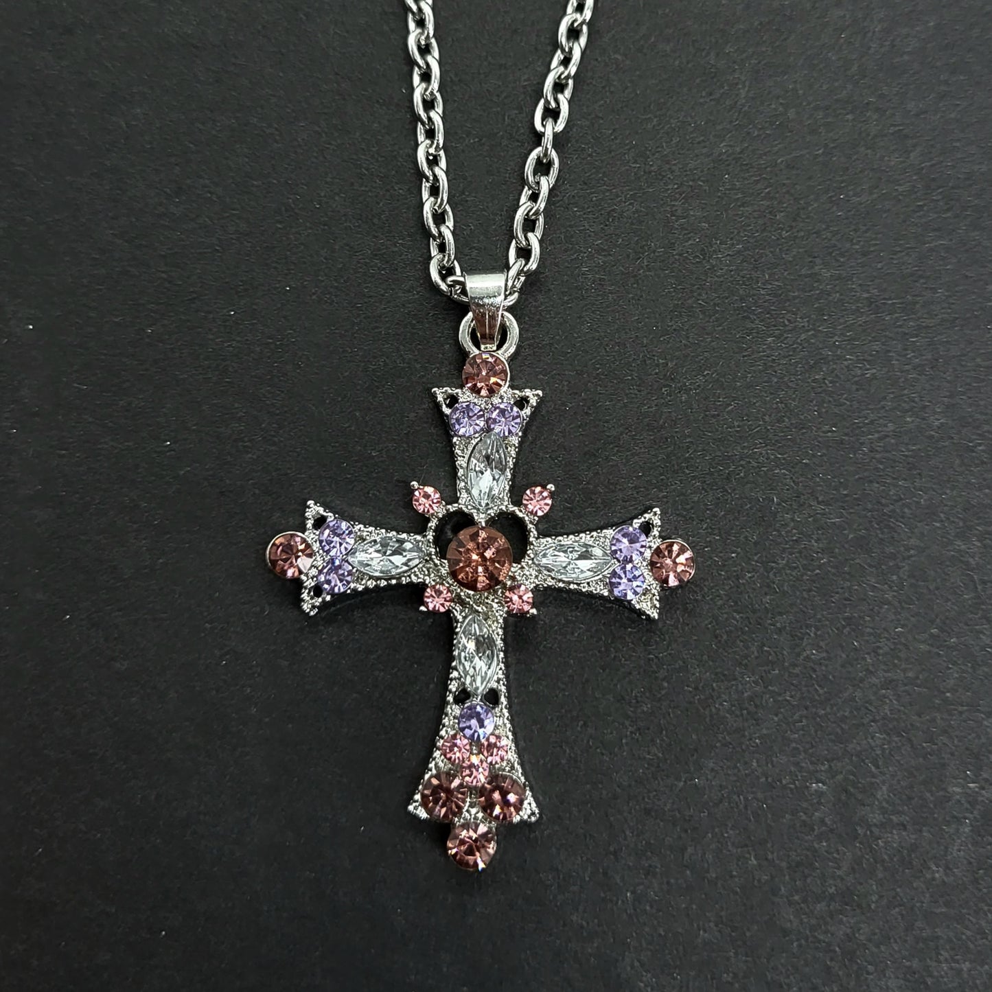 Pastel Cross Necklace