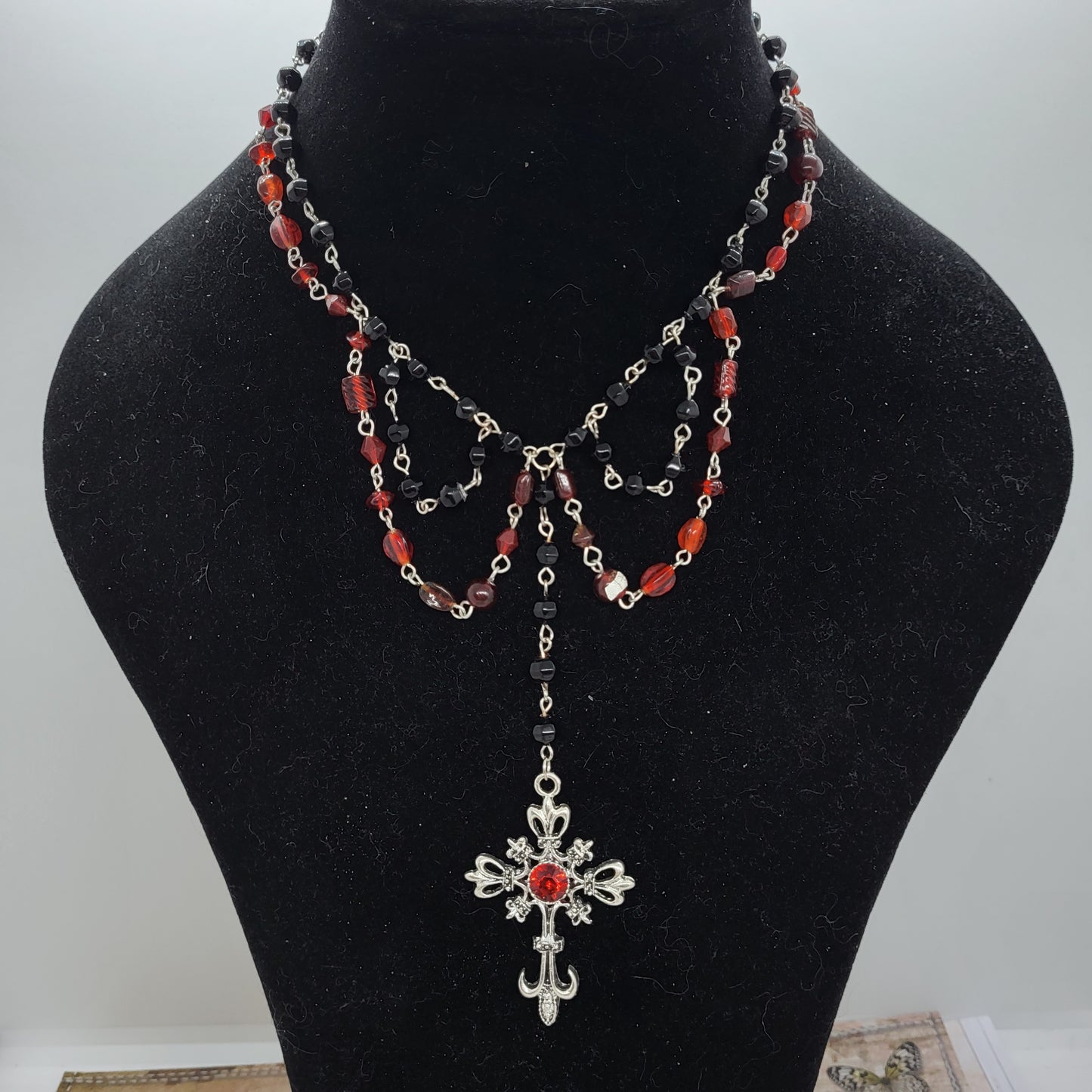 Gothic Cross Necklace