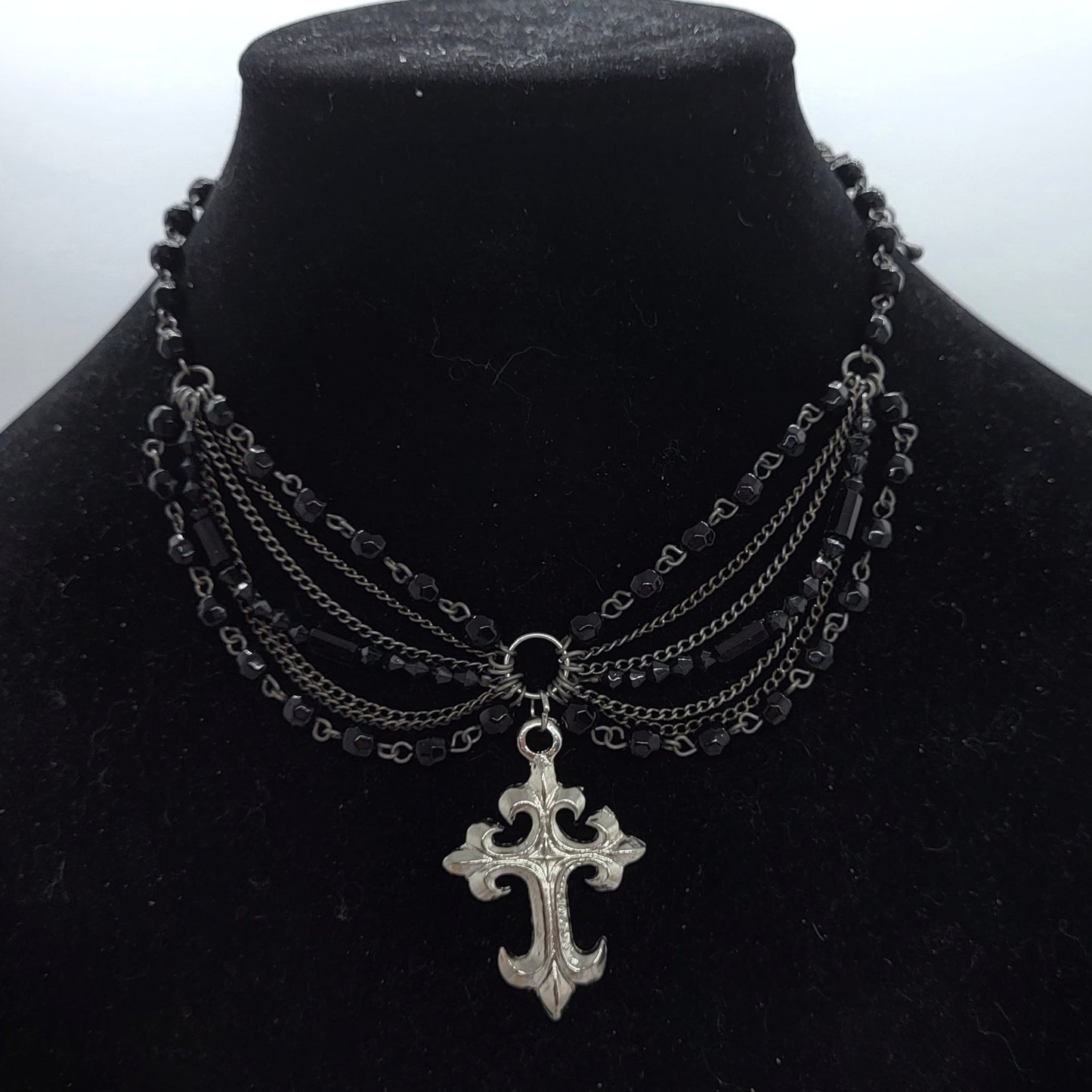 Gothic Cross Necklace