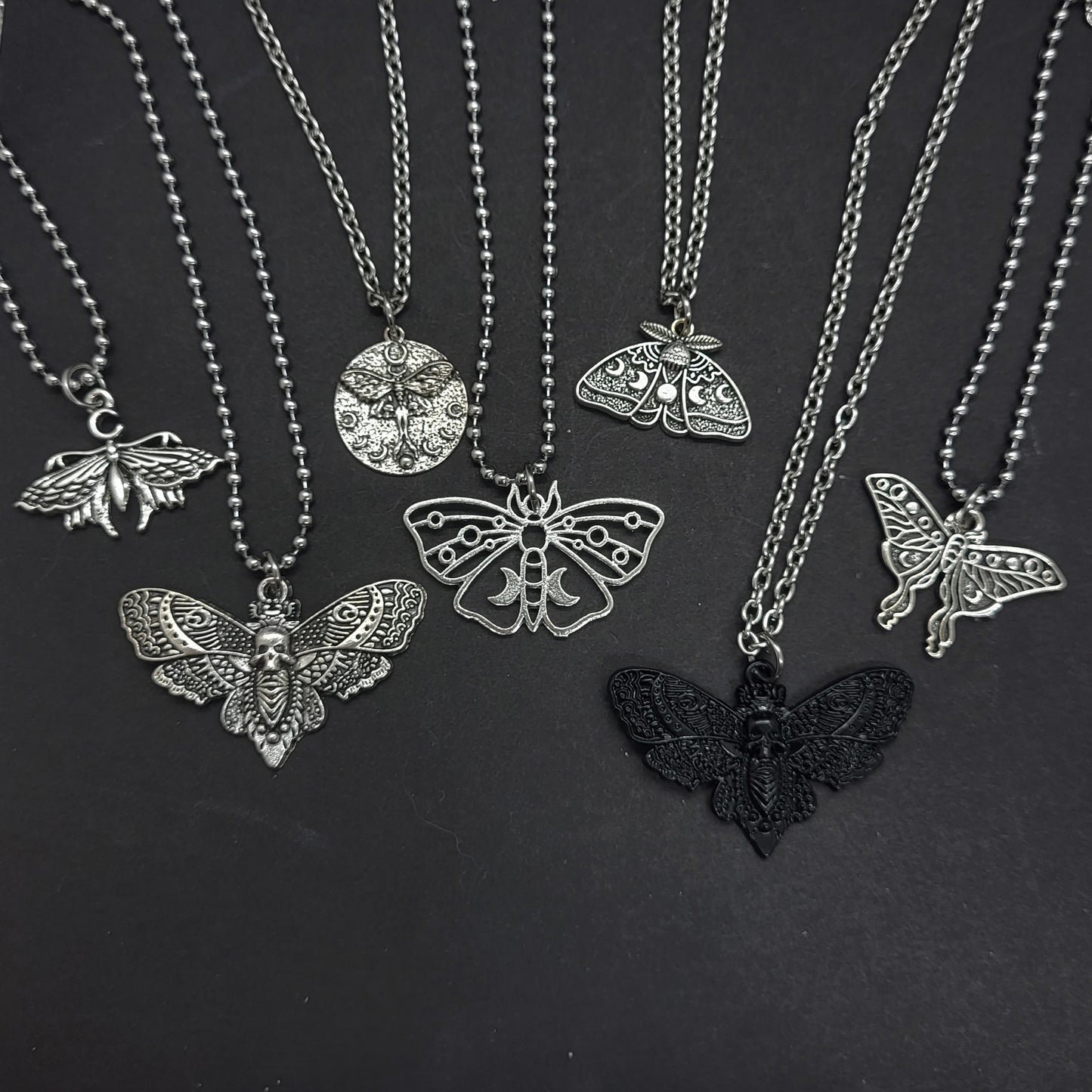 Moth Necklaces